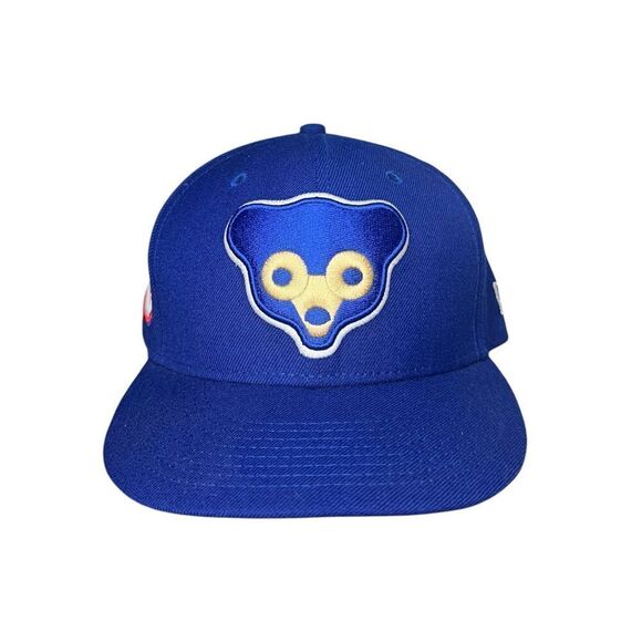 New Era Men’s 8 Chicago Cubs Fitted Hat MLB Patch Fan Apparel Baseball Cap - Picture 2 of 8